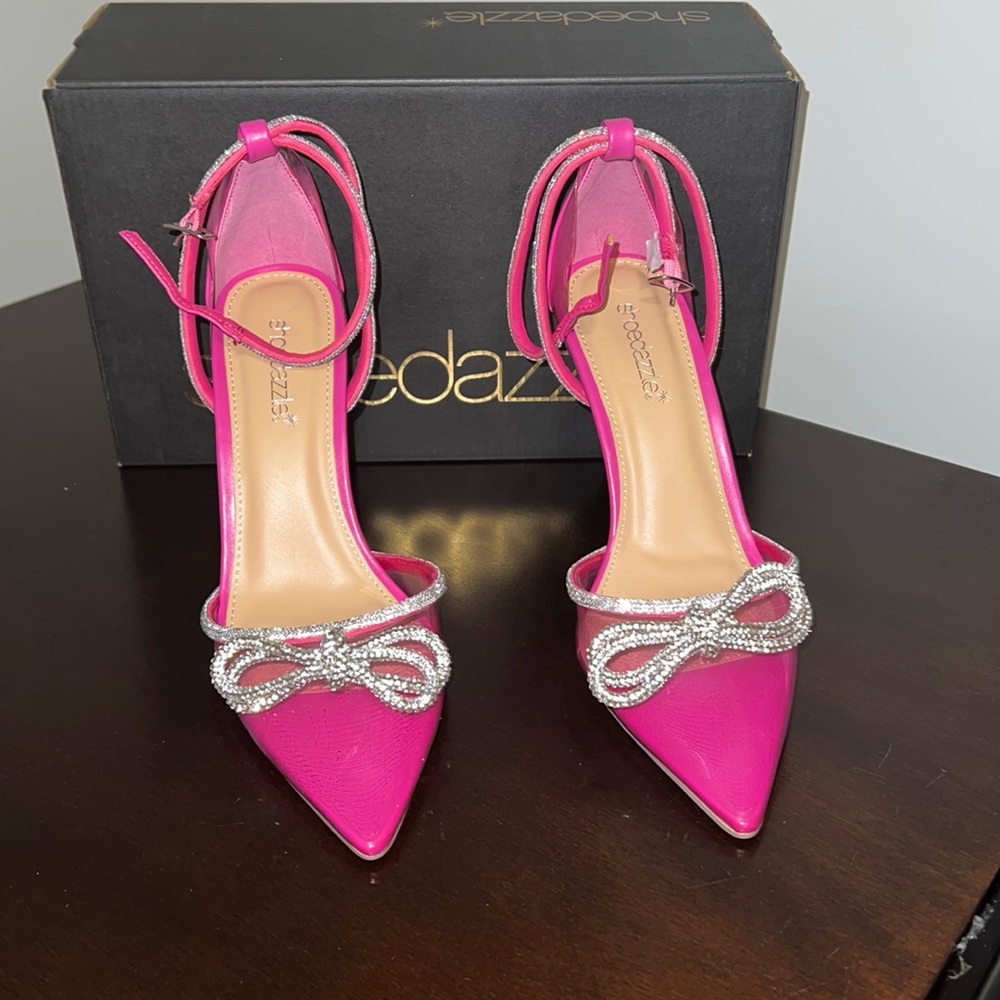 Shoe Dazzle Acantha Fushia Pink 8